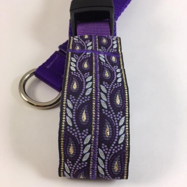 Secret Powers Training Collar - Purple Mosaic on Purple
